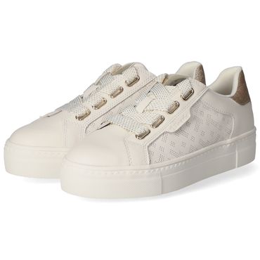Low Sneaker - white/gold